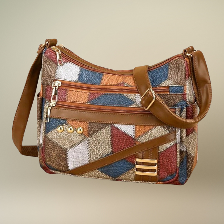 Miresta – Patchwork Leather Shoulder Bag