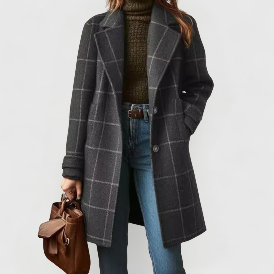 Fiona – Classic Check Coat