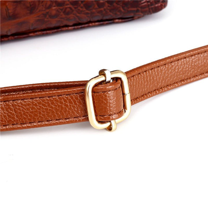 Oriana - Retro Gradient Crocodile Handbag